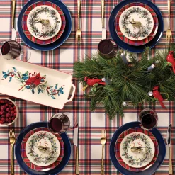 Winter Greetings 12-Piece Dinnerware Set