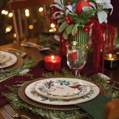 Winter Greetings 12-Piece Dinnerware Set