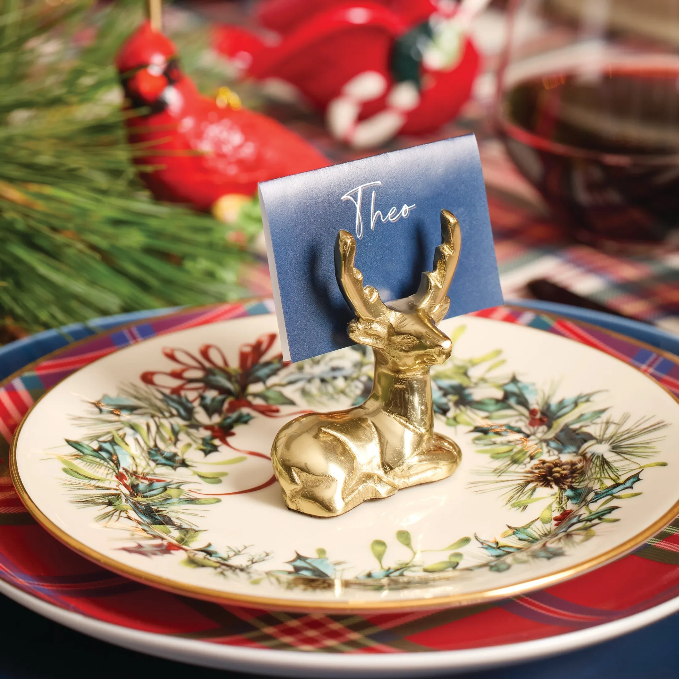 Winter Greetings Salad Plates, Set of 6