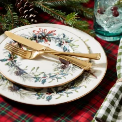 Winter Greetings Salad Plate