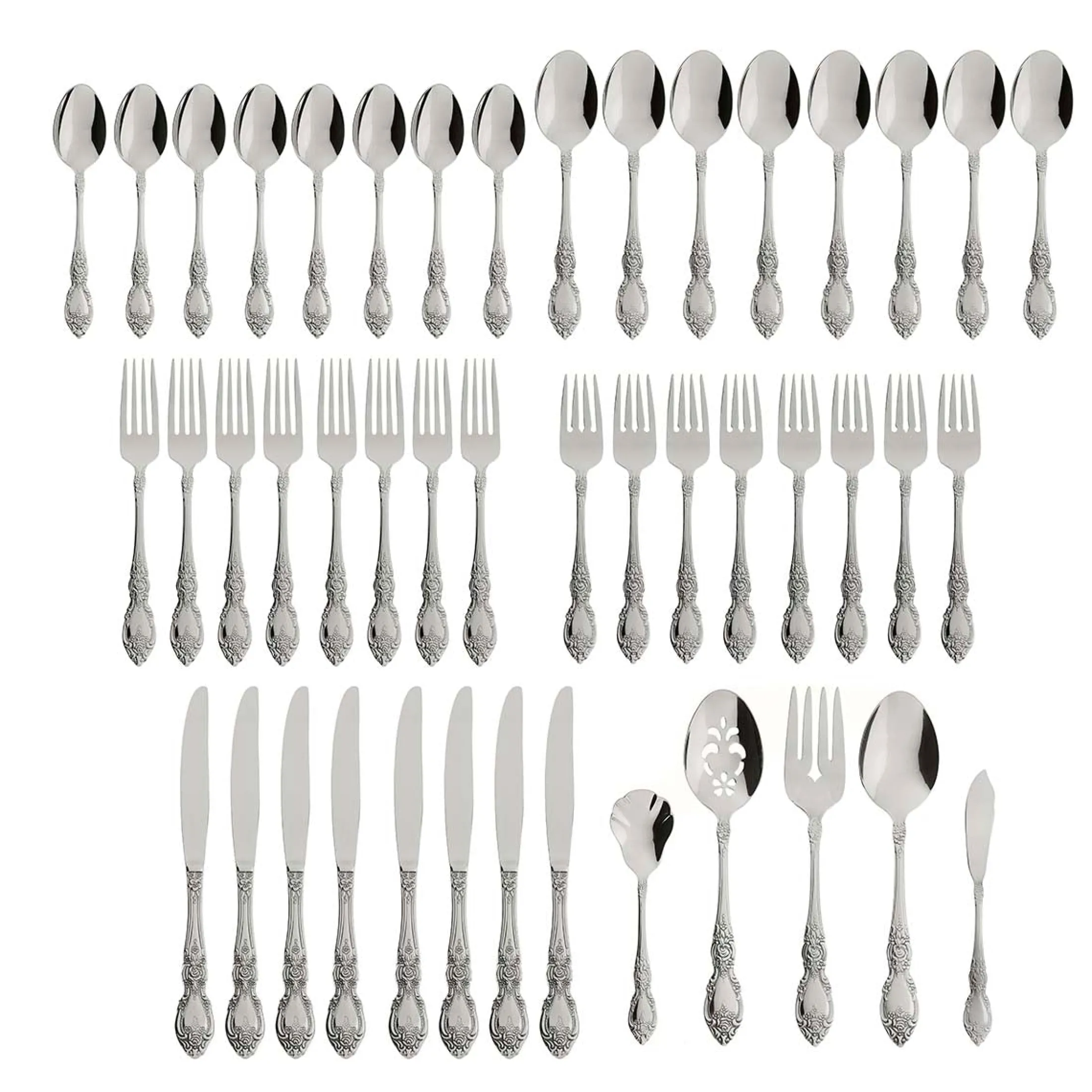 Wordsworth 45-Piece Flatware Set