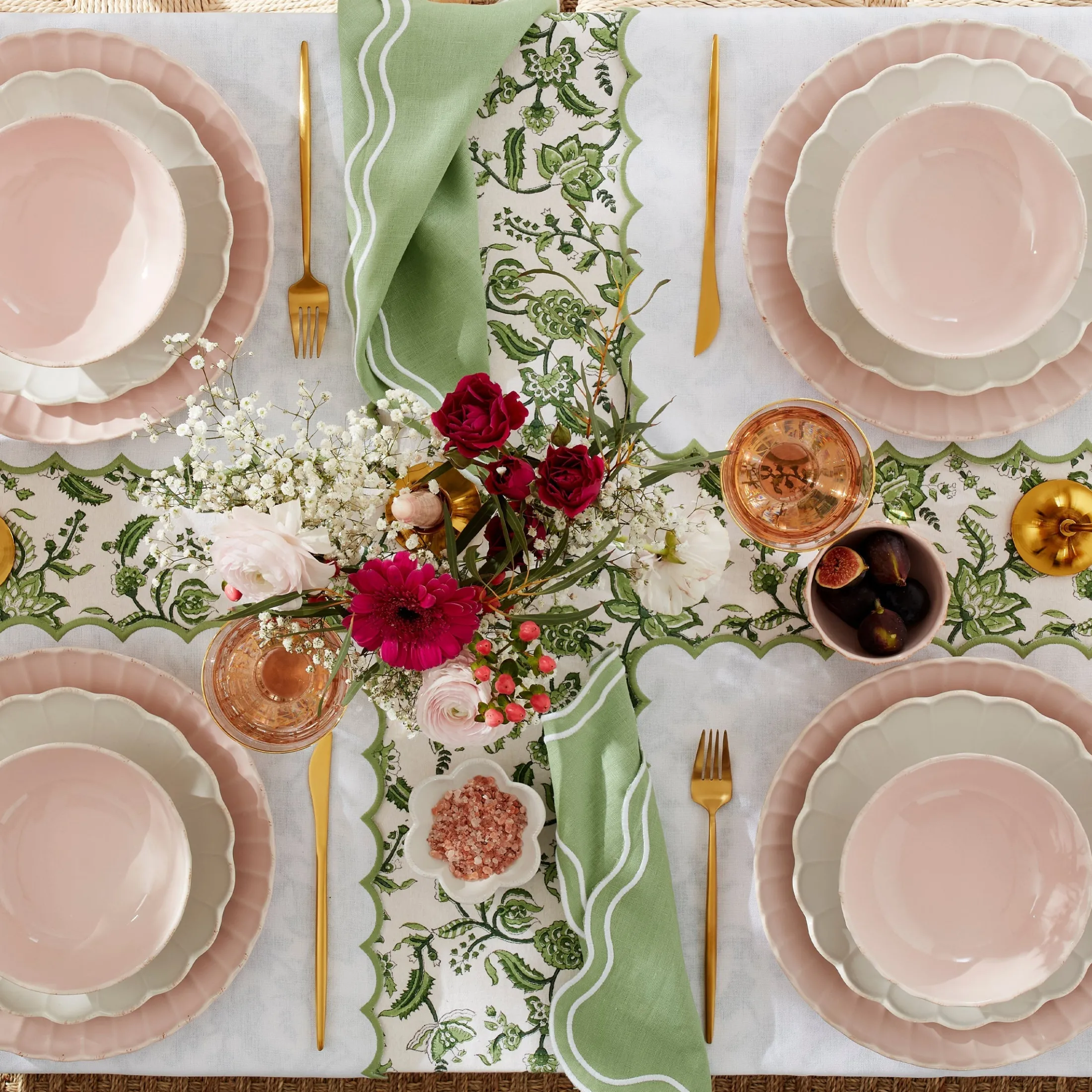 Zephyr Gold Satin 45-Piece Flatware Set